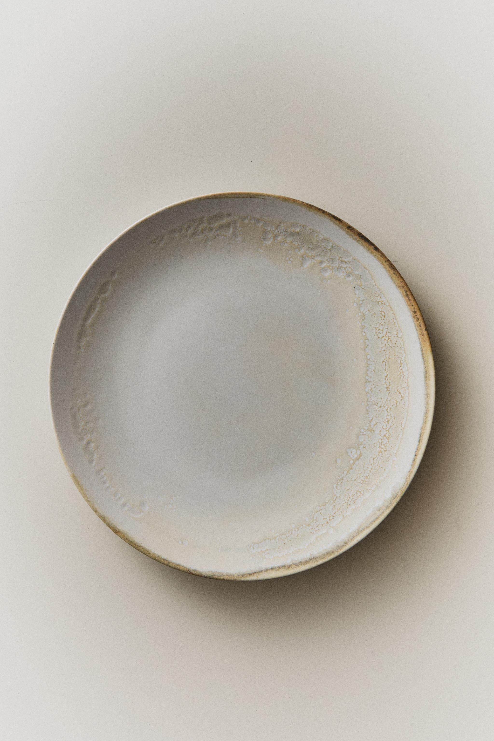 ASSIETTE PLATE GRÈS